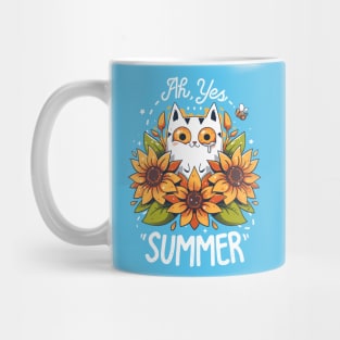 Summer Kitten Sniffles - Allergic Cat Mug